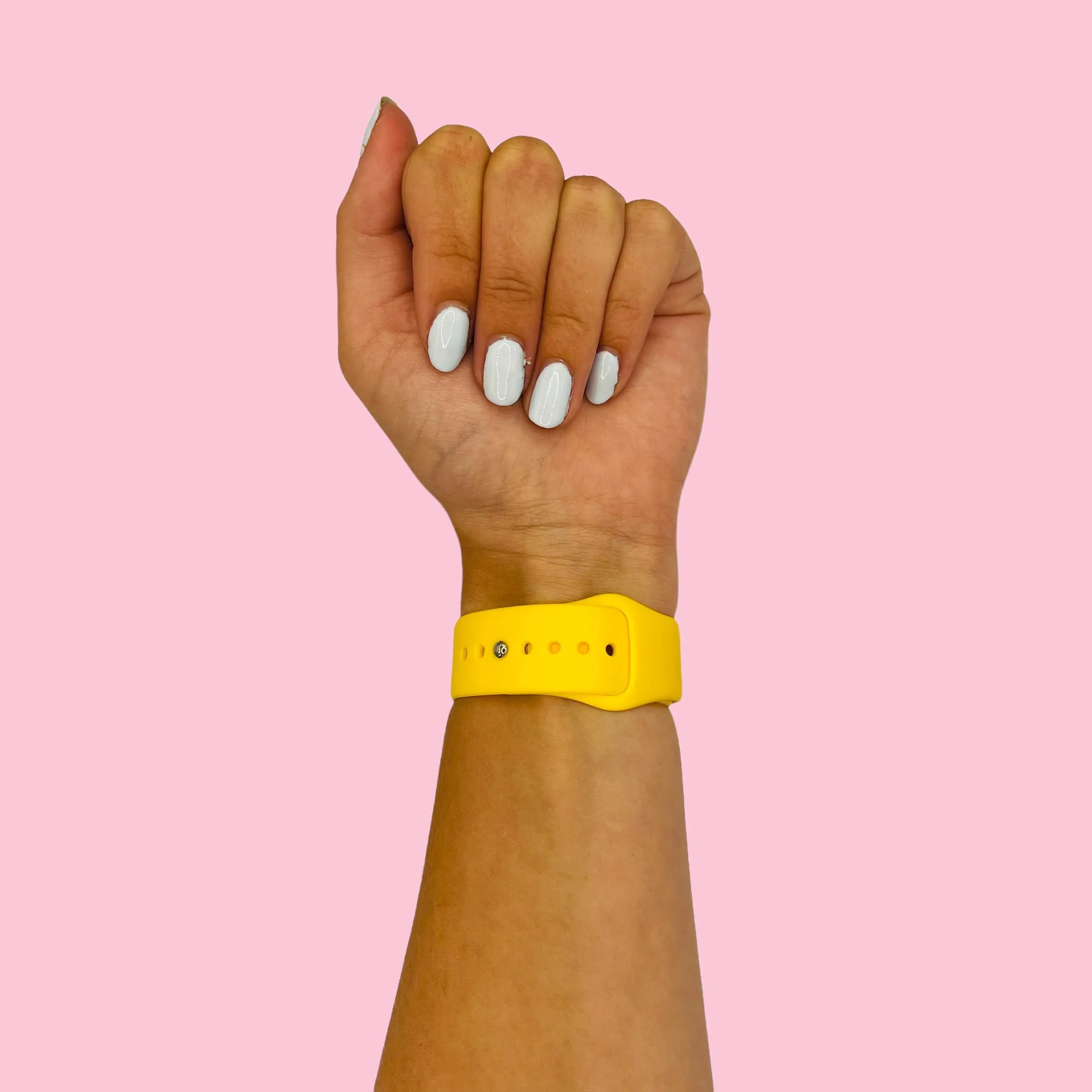 Silicone Button Style Watch Straps Compatible with Apple Watch