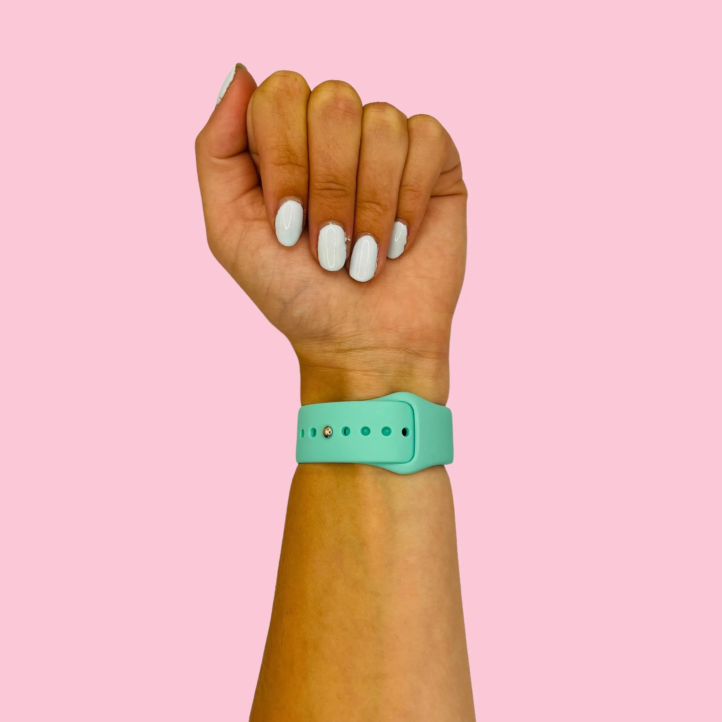 Silicone Button Style Watch Straps Compatible with Apple Watch