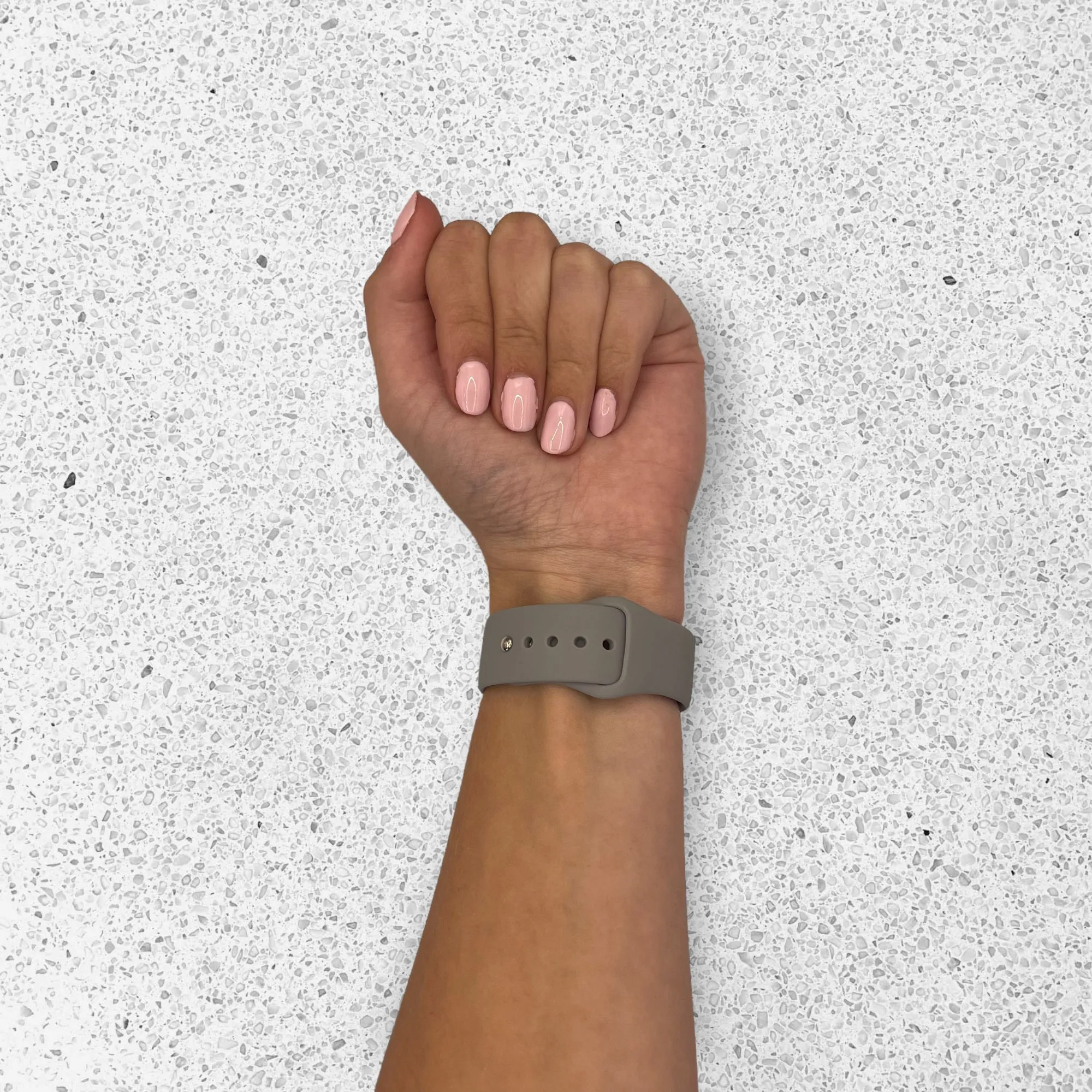 Silicone Button Style Watch Straps Compatible with Apple Watch