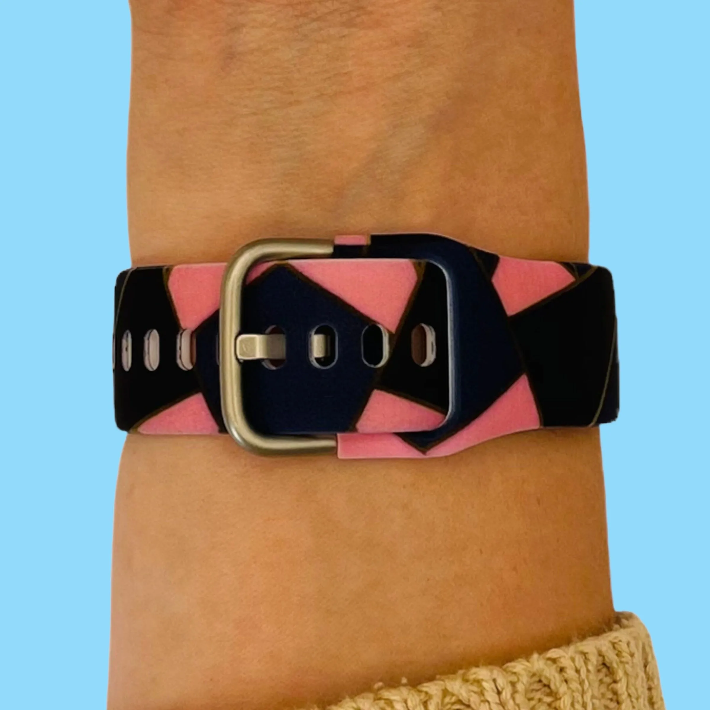 Silicone Pattern Watch Straps compatible with the Hugo Boss 22mm Range