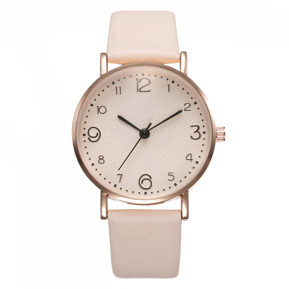 Simple Belt Watch Women's Casual Student Quartz Women's Watch
