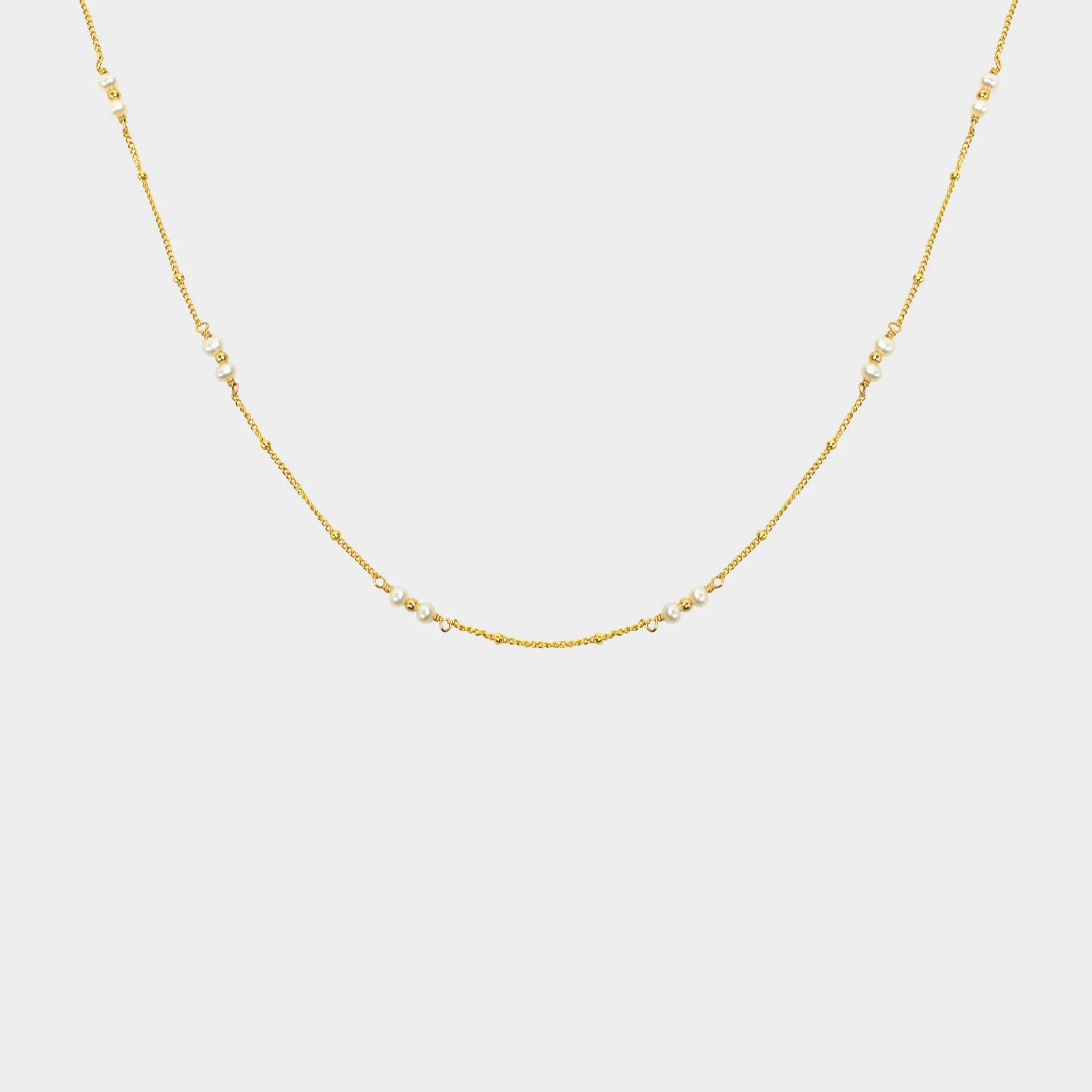 Simplest Pearl Necklace