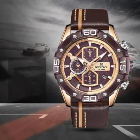 Skeleton watch Three-eye Personality Waterproof