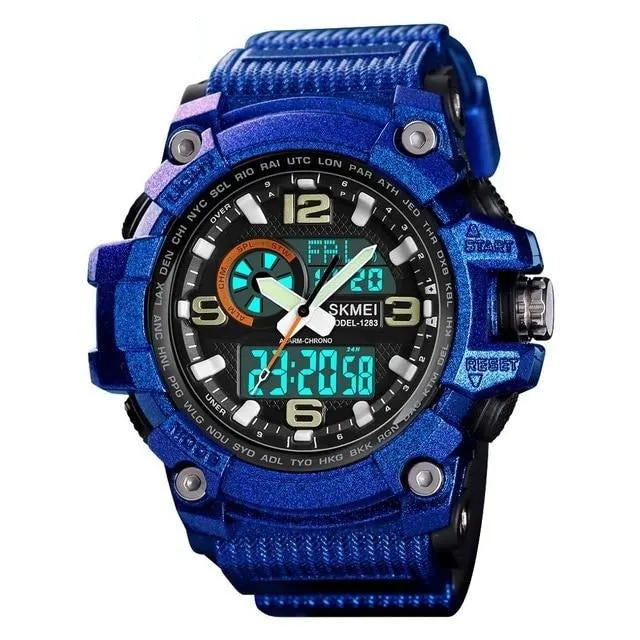 SKMEI 1283 Awesome Chronograph Sport Watch for Men w/ 5Bar Waterproof