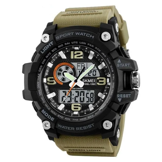 SKMEI 1283 Awesome Chronograph Sport Watch for Men w/ 5Bar Waterproof
