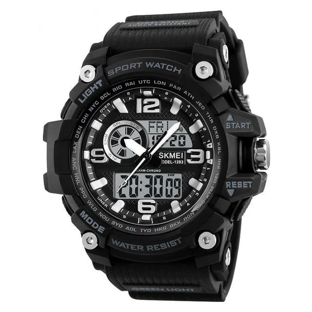 SKMEI 1283 Awesome Chronograph Sport Watch for Men w/ 5Bar Waterproof
