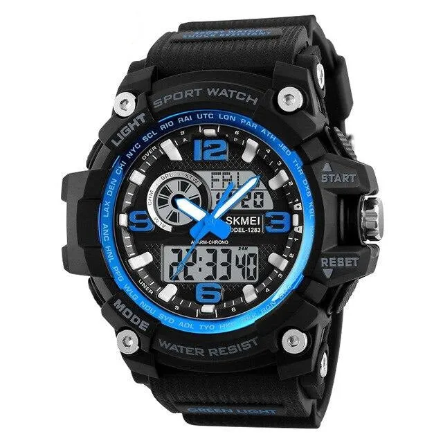 SKMEI 1283 Awesome Chronograph Sport Watch for Men w/ 5Bar Waterproof
