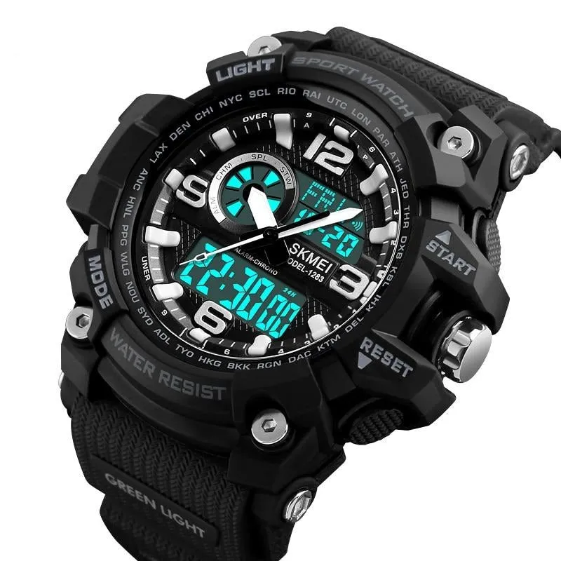 SKMEI 1283 Awesome Chronograph Sport Watch for Men w/ 5Bar Waterproof