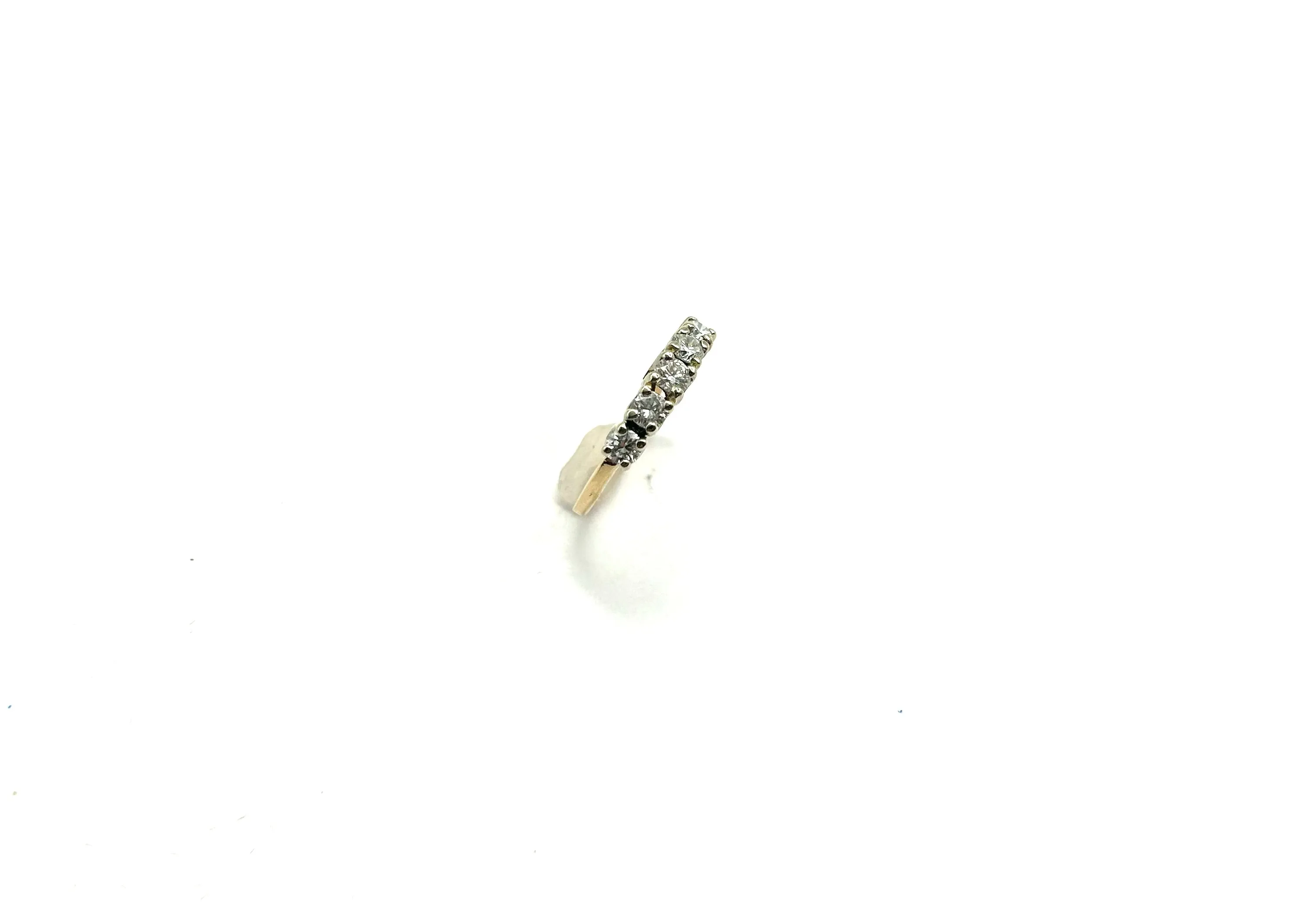 Sparkly Five Inline Diamond Ring