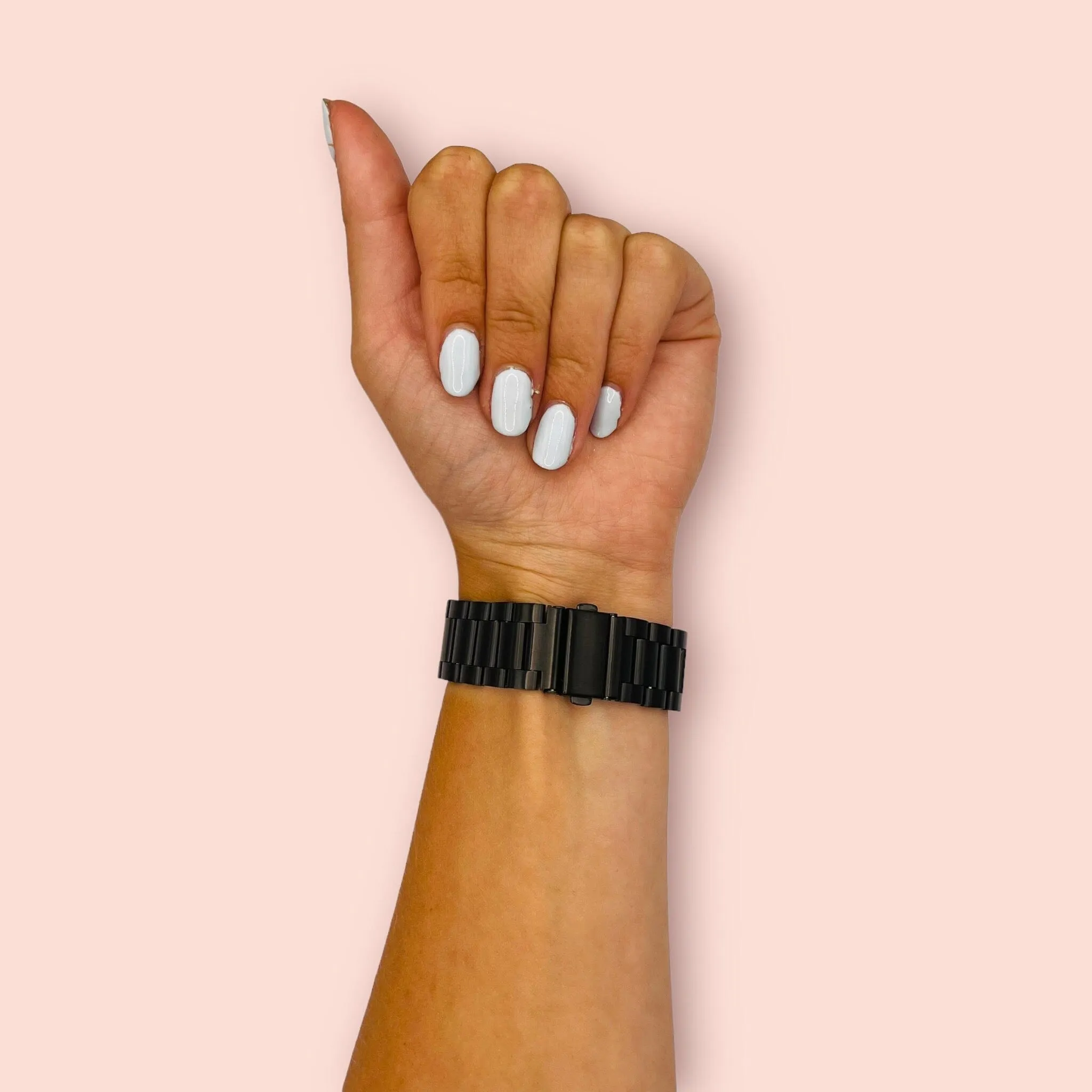 Stainless Steel Link Watch Strap Compatible with the Polar Pacer