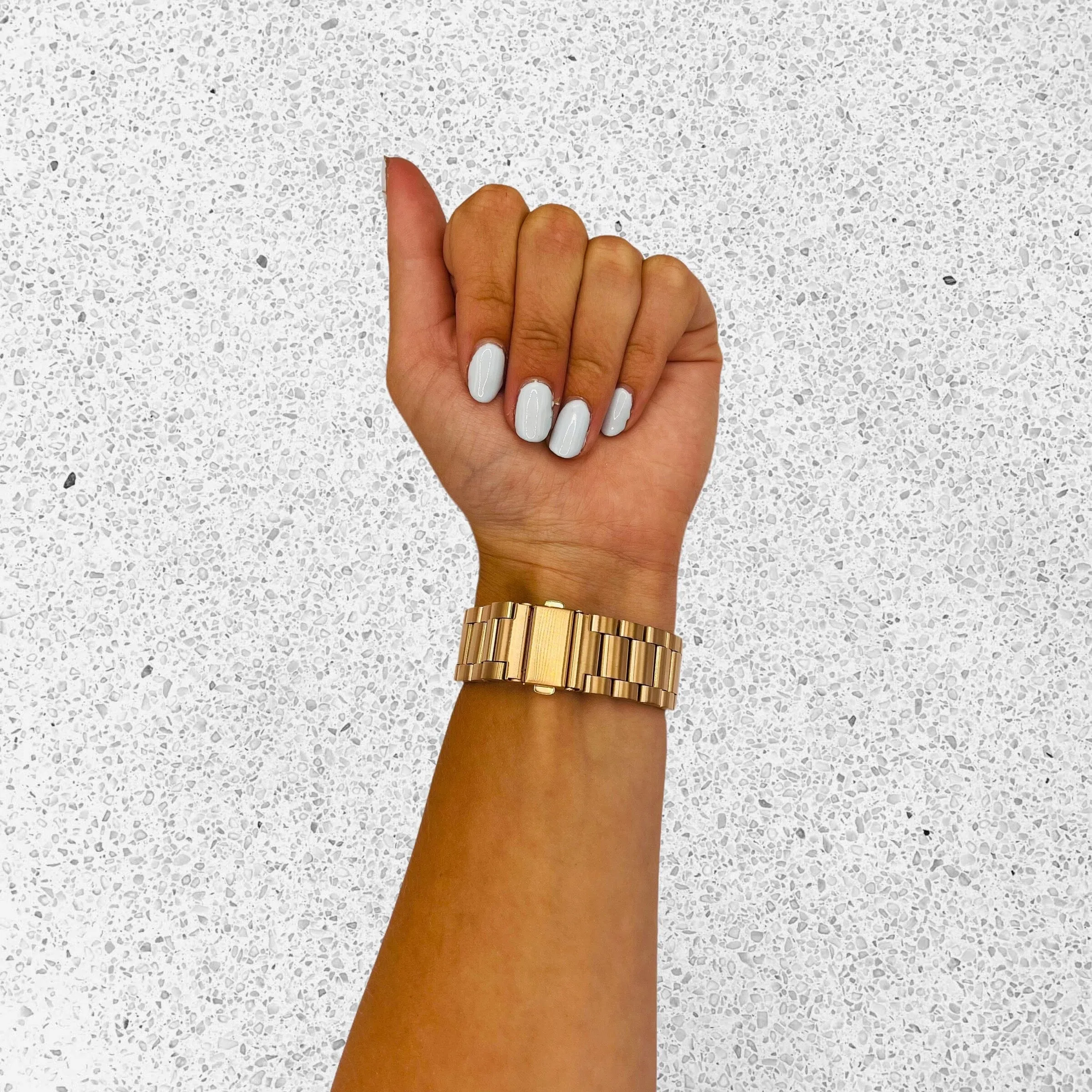 Stainless Steel Link Watch Strap Compatible with the Polar Pacer