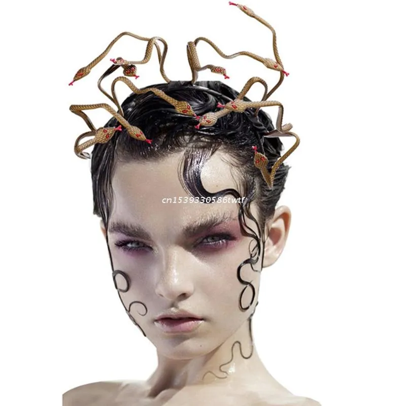 Stoned- the Golden Medusa Tiara Crown