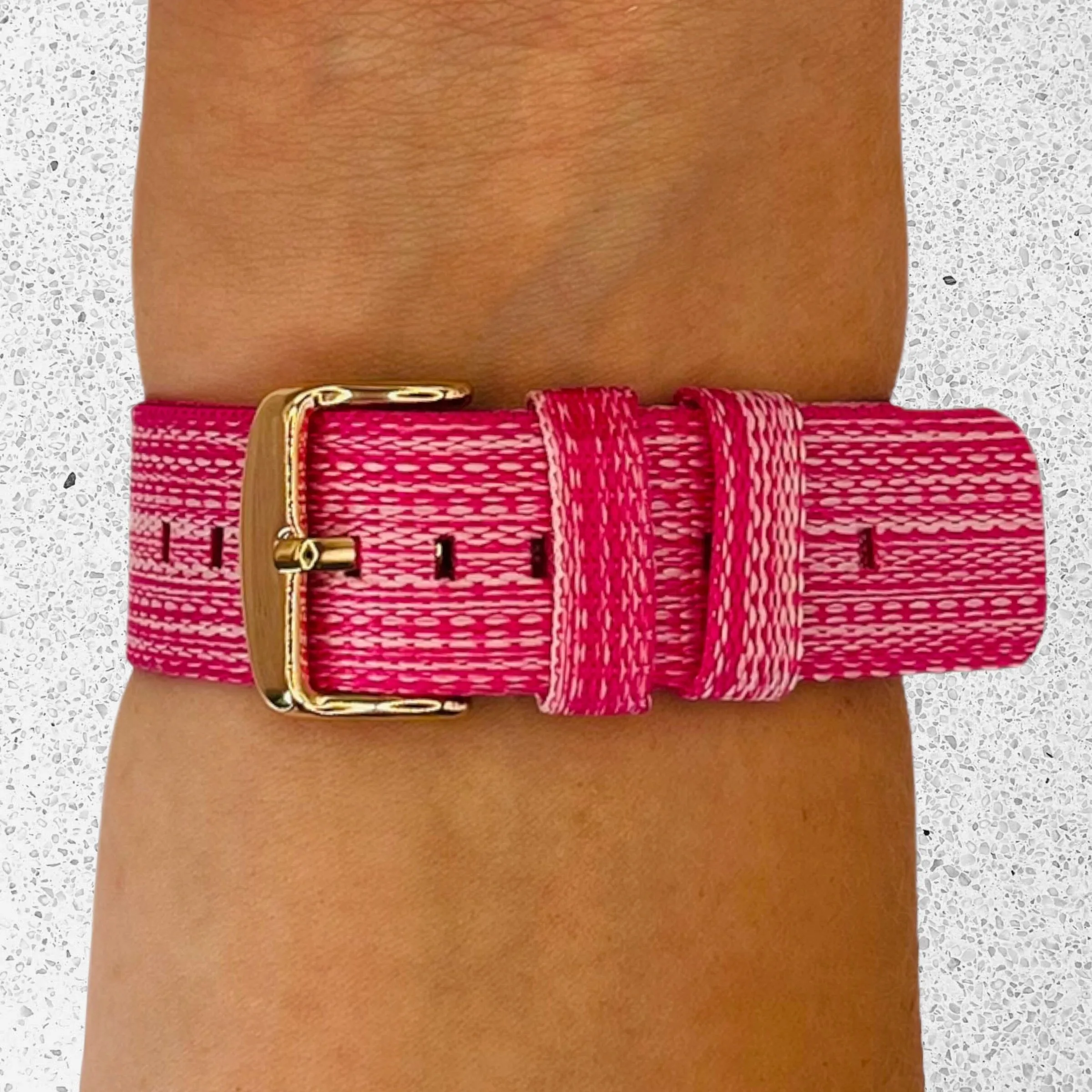 Stylish Canvas Watch Straps Compatible with LG Watch