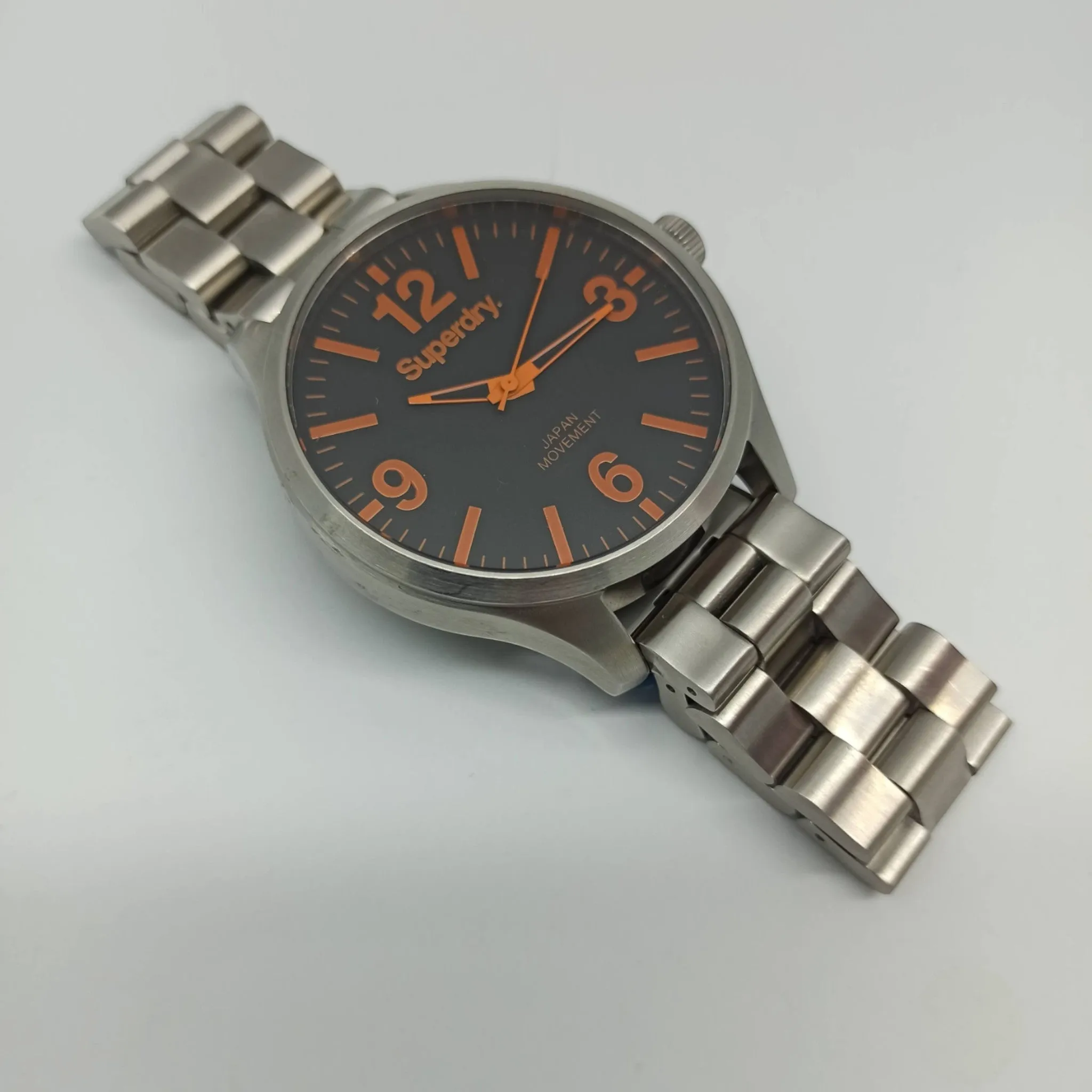 Super Dry – Original – Stainless Steel Dial and Chain – Heavy Weight - 48mm – Men’s Watch