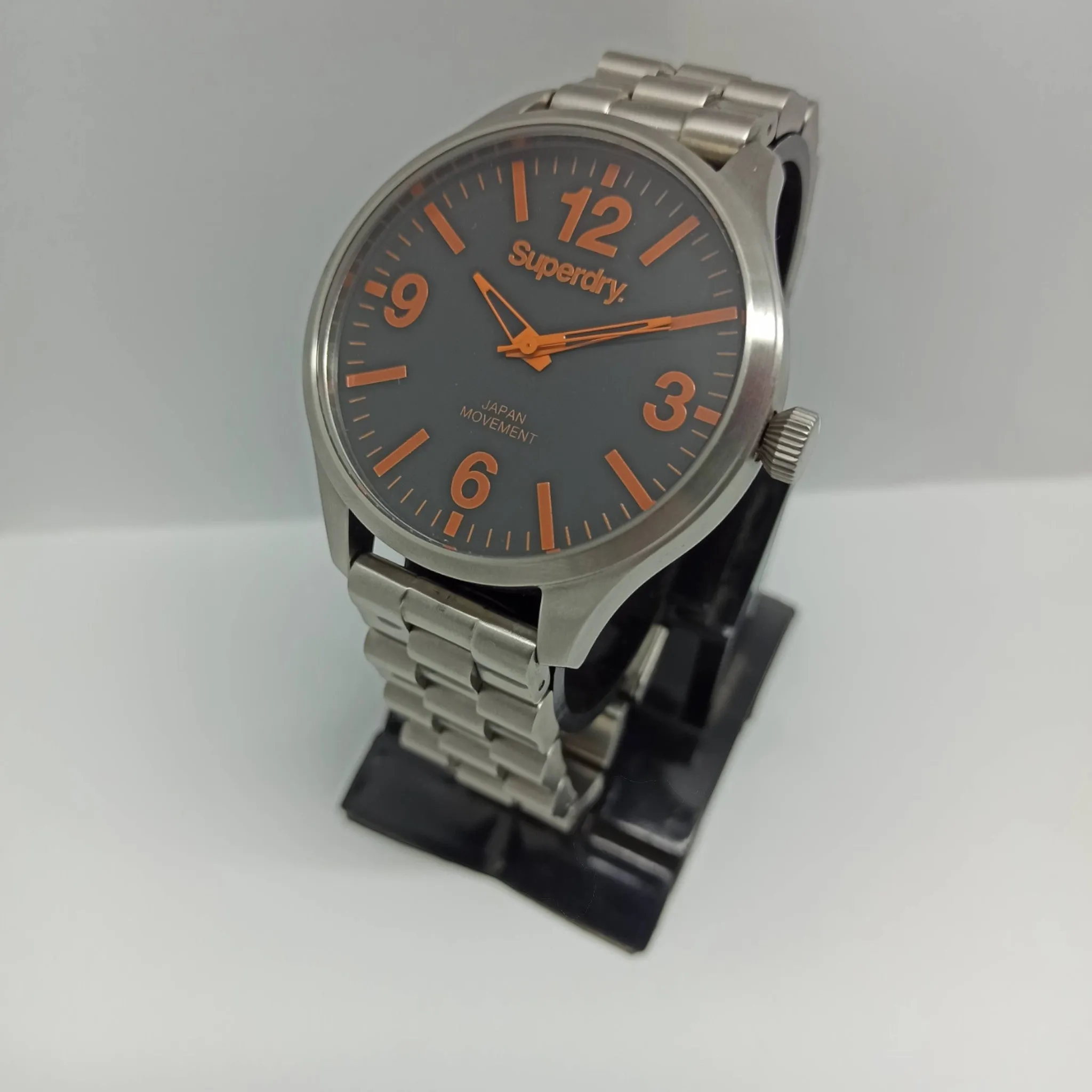 Super Dry – Original – Stainless Steel Dial and Chain – Heavy Weight - 48mm – Men’s Watch