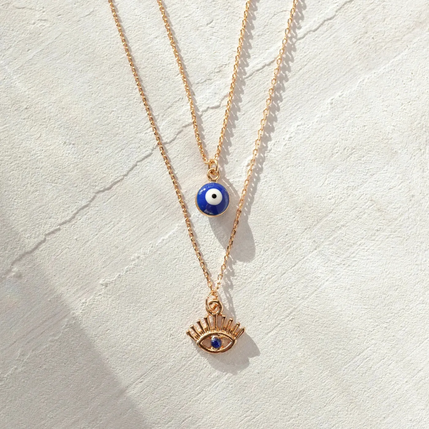 Suzy - Blue Evil Eye Necklace