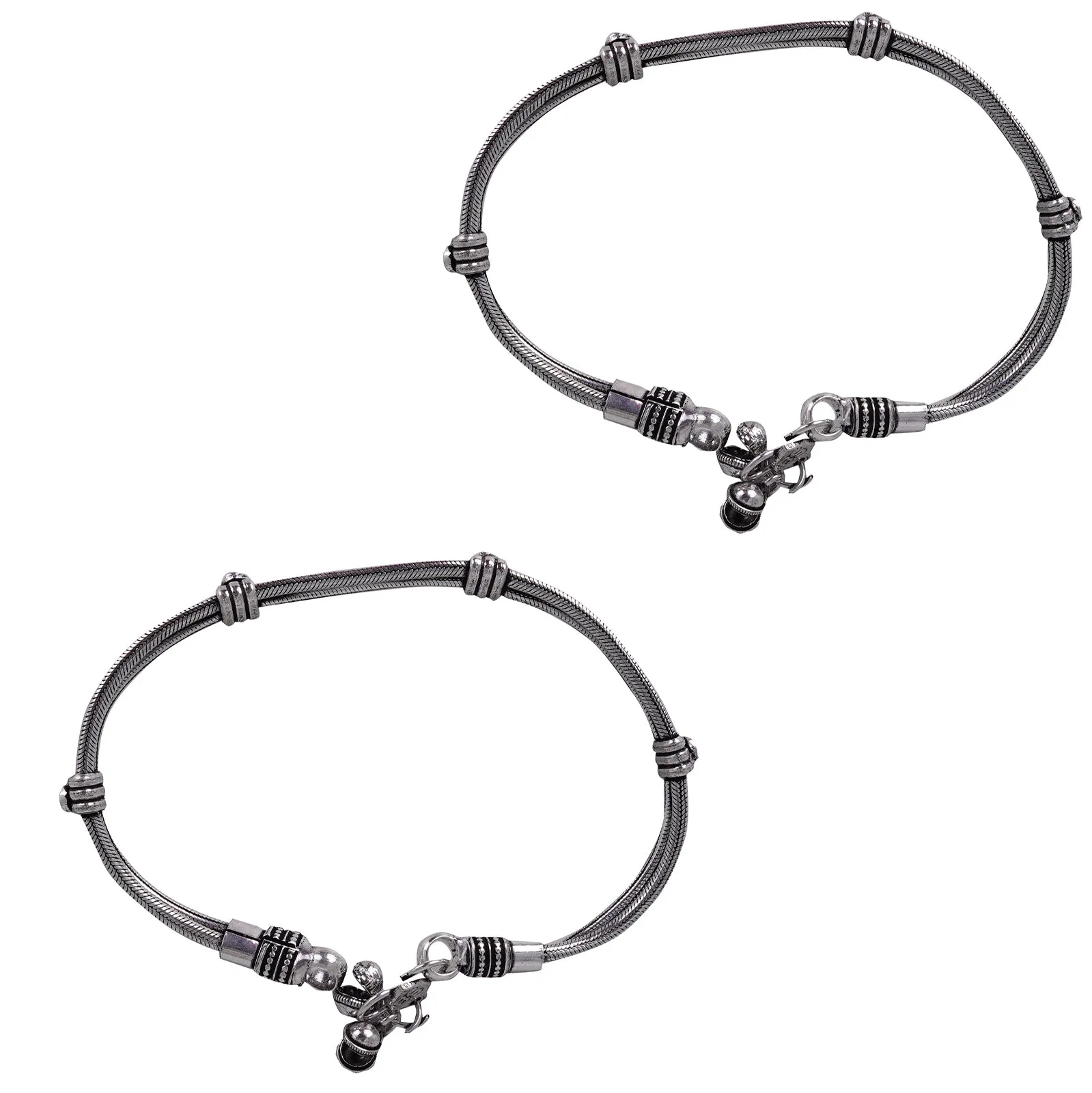 Teejh Himani Set of Anklet and 3 Toe Rings