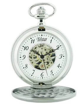Telstar P9022 CSW mechanical full hunter pocket watch 36458