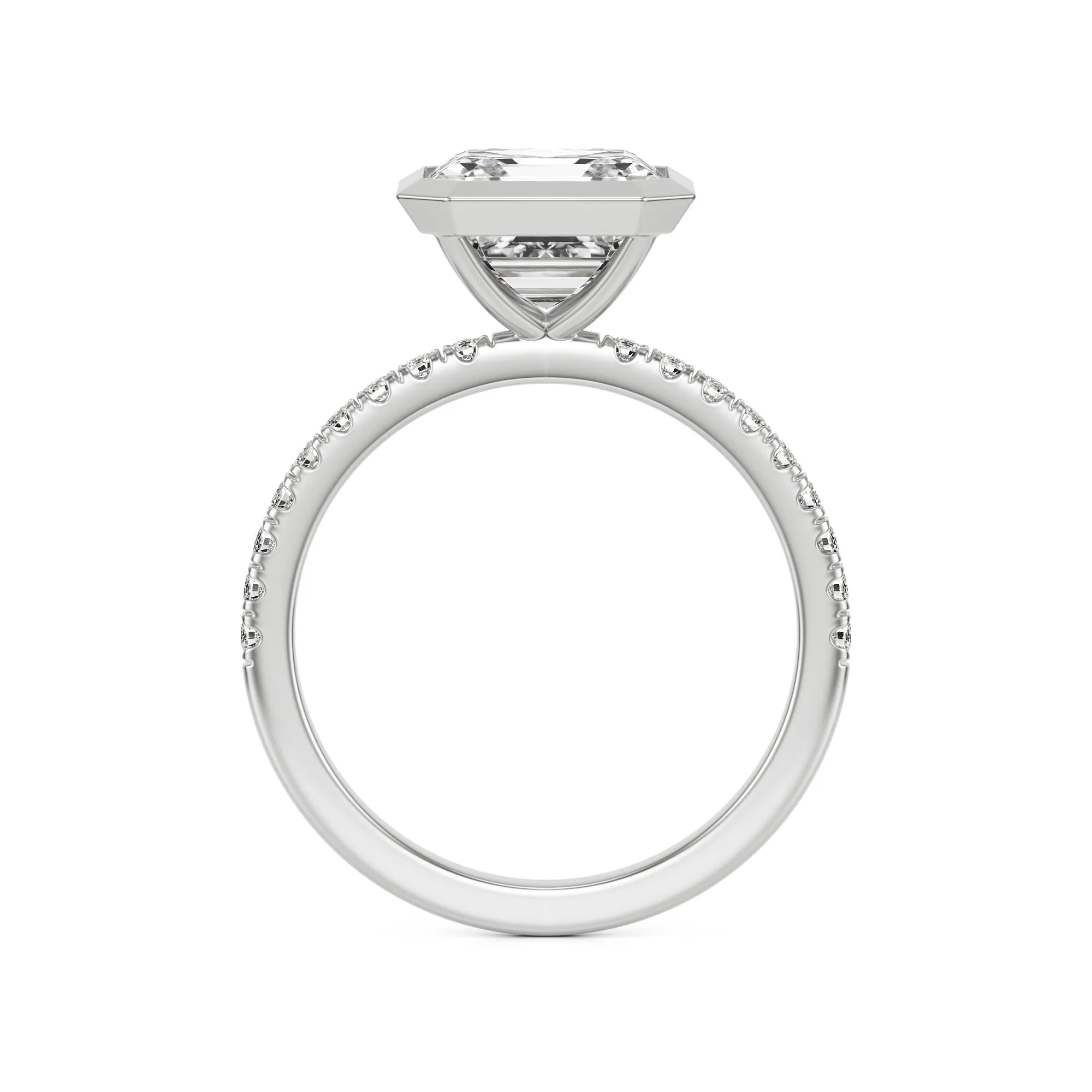 The Asscher Bezel Pavé