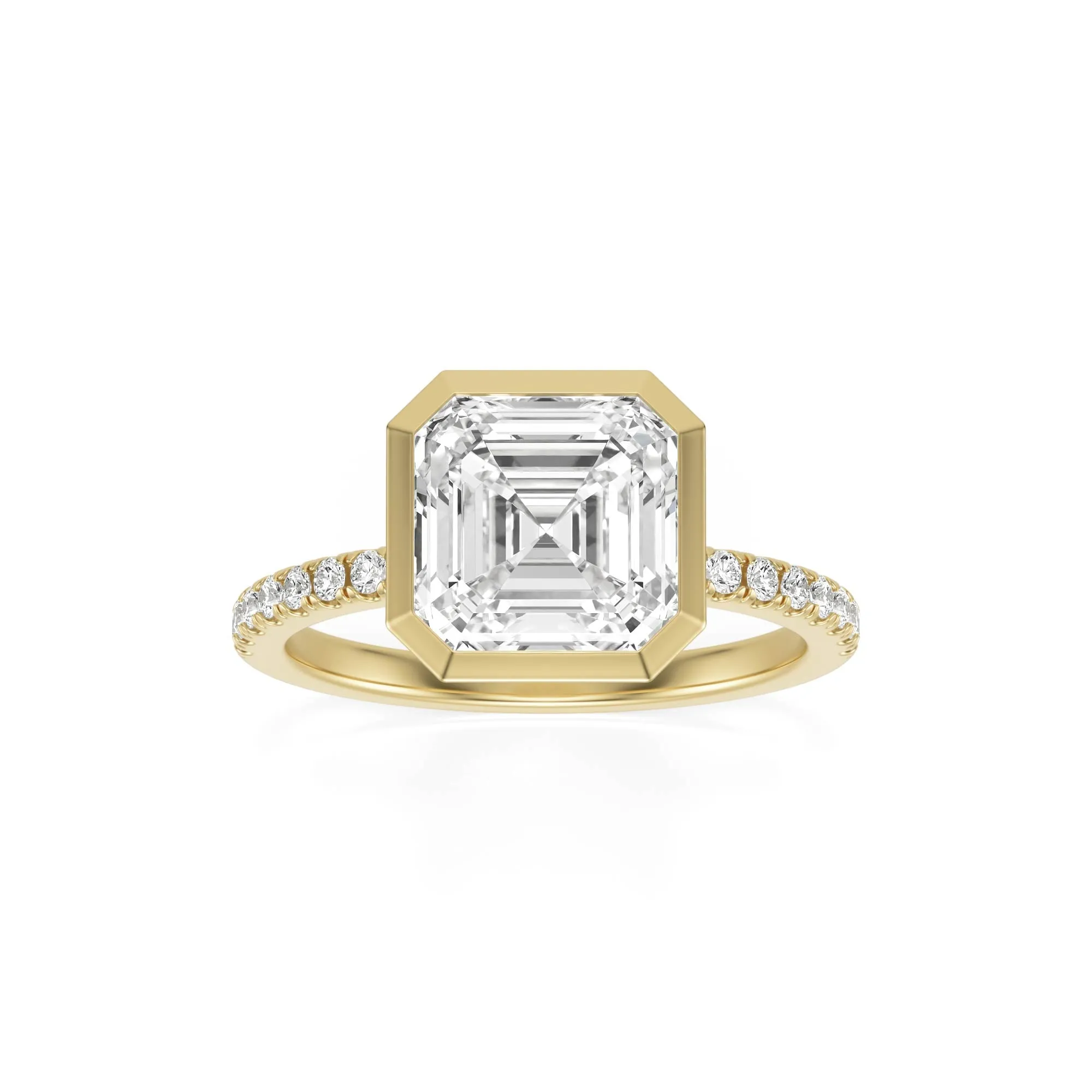 The Asscher Bezel Pavé