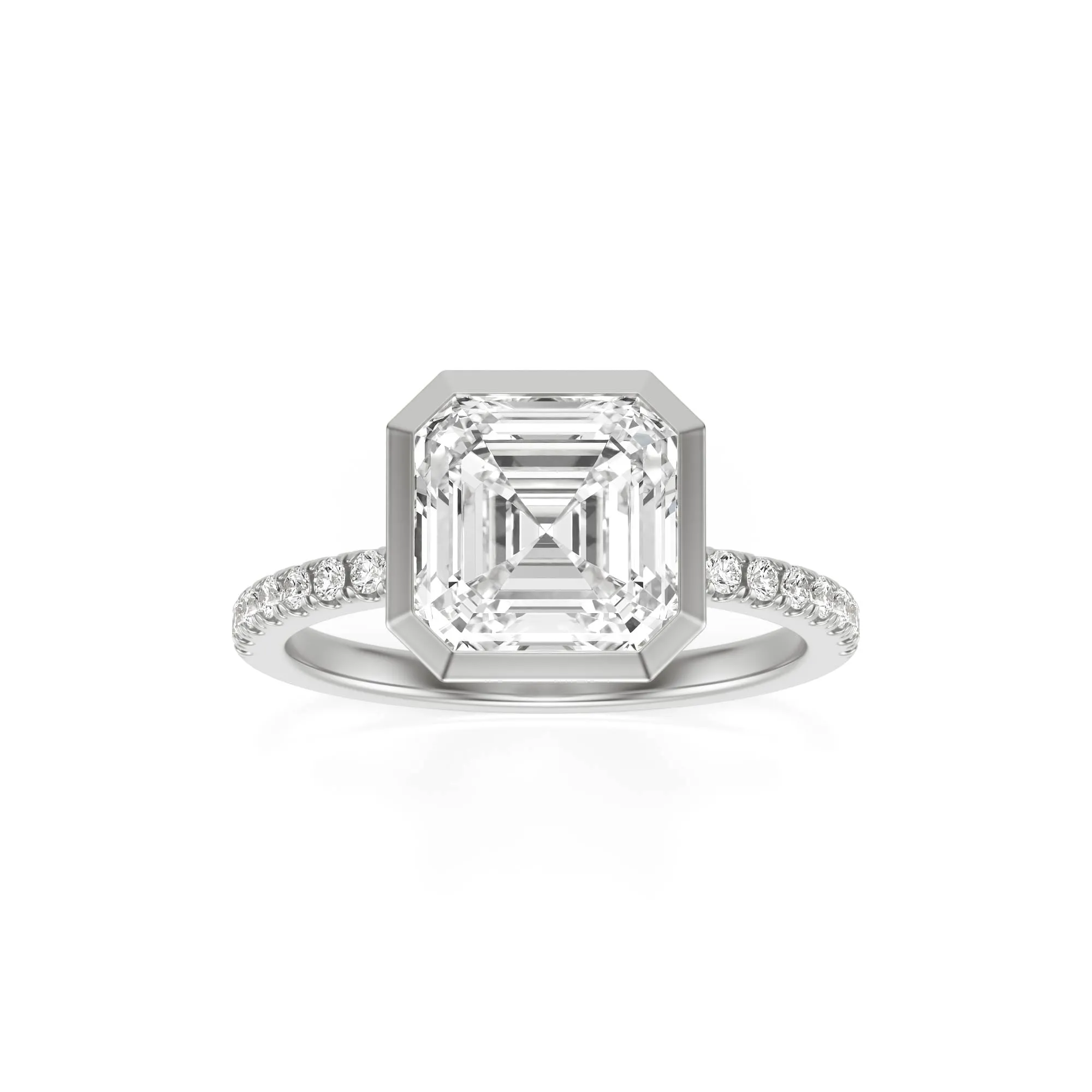 The Asscher Bezel Pavé