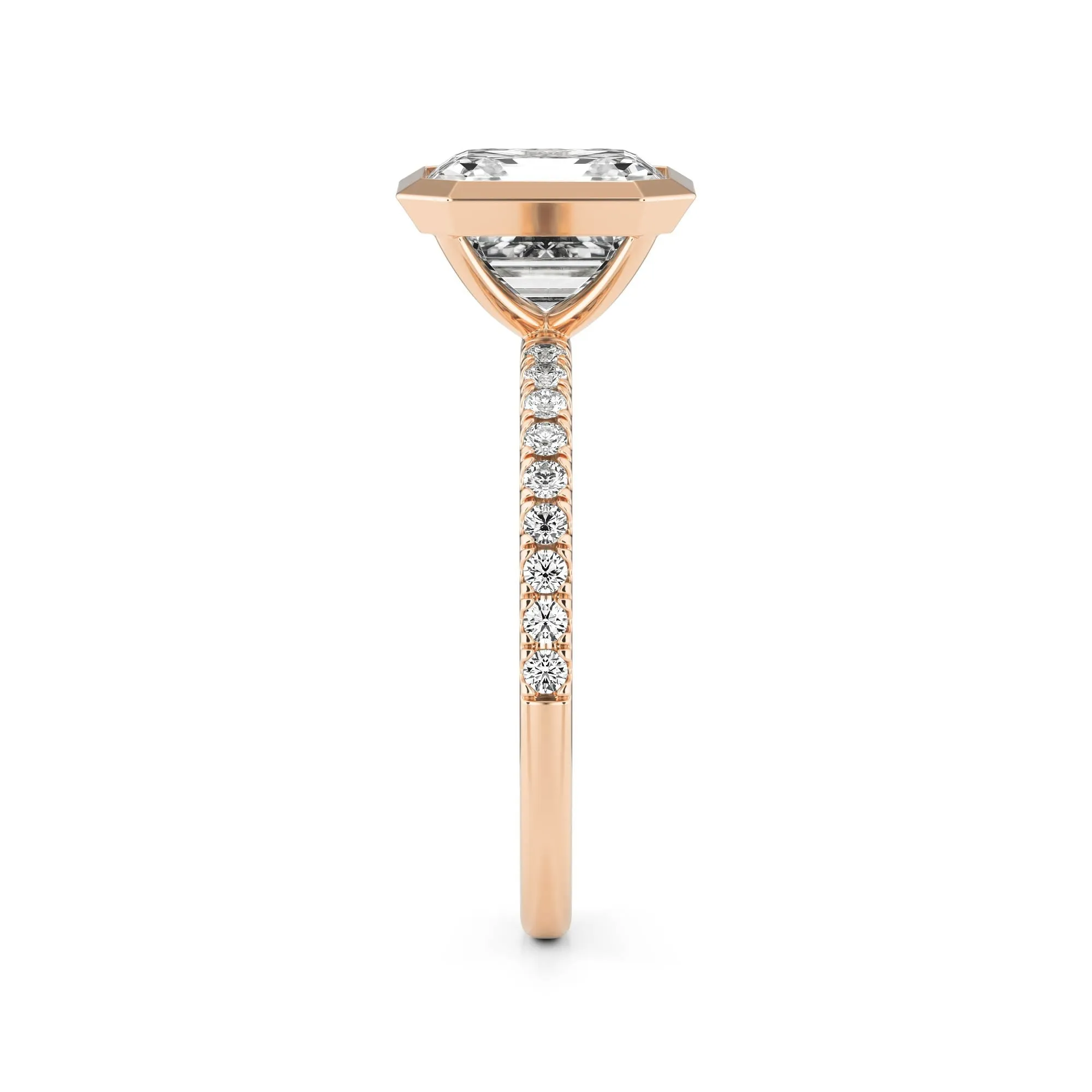The Asscher Bezel Pavé
