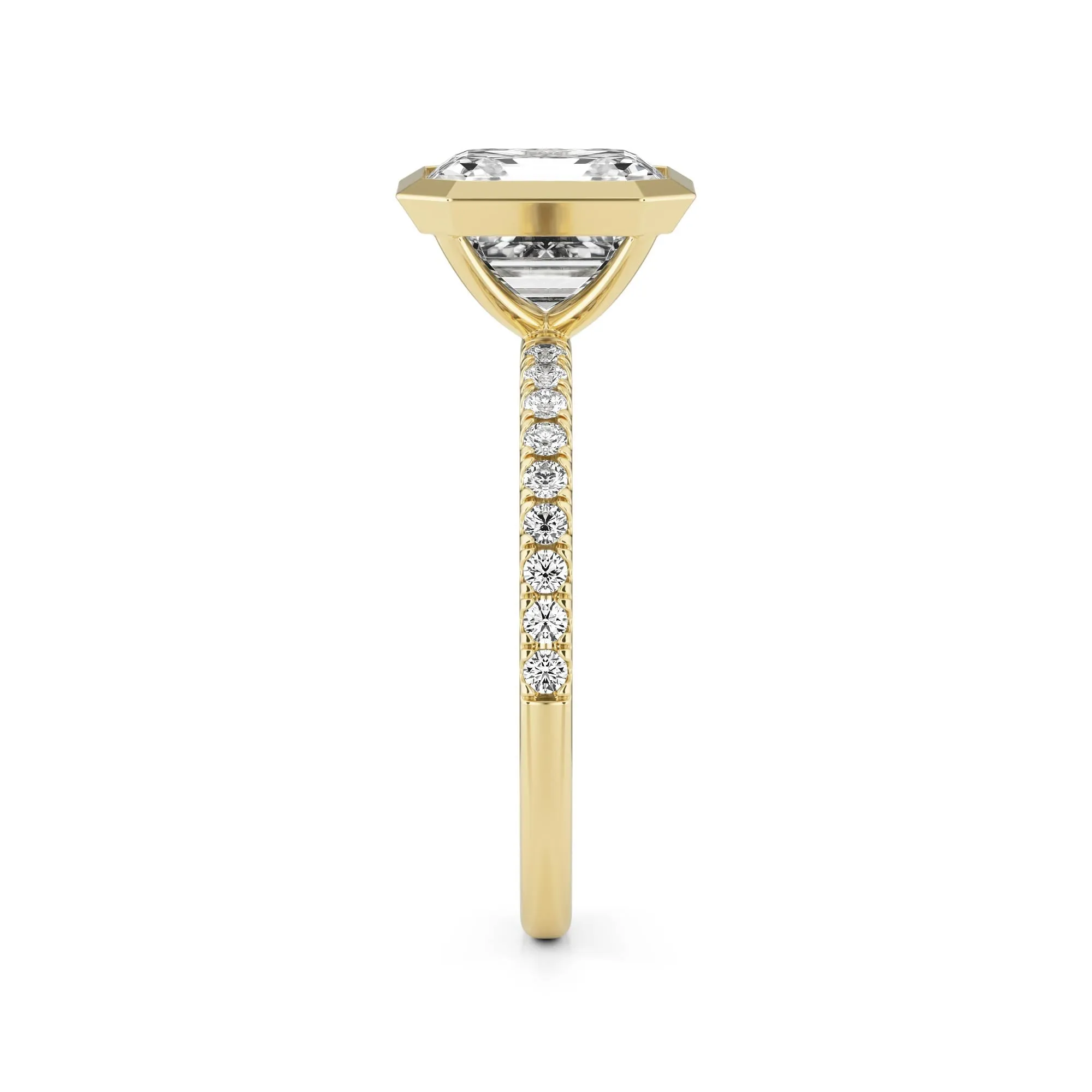 The Asscher Bezel Pavé