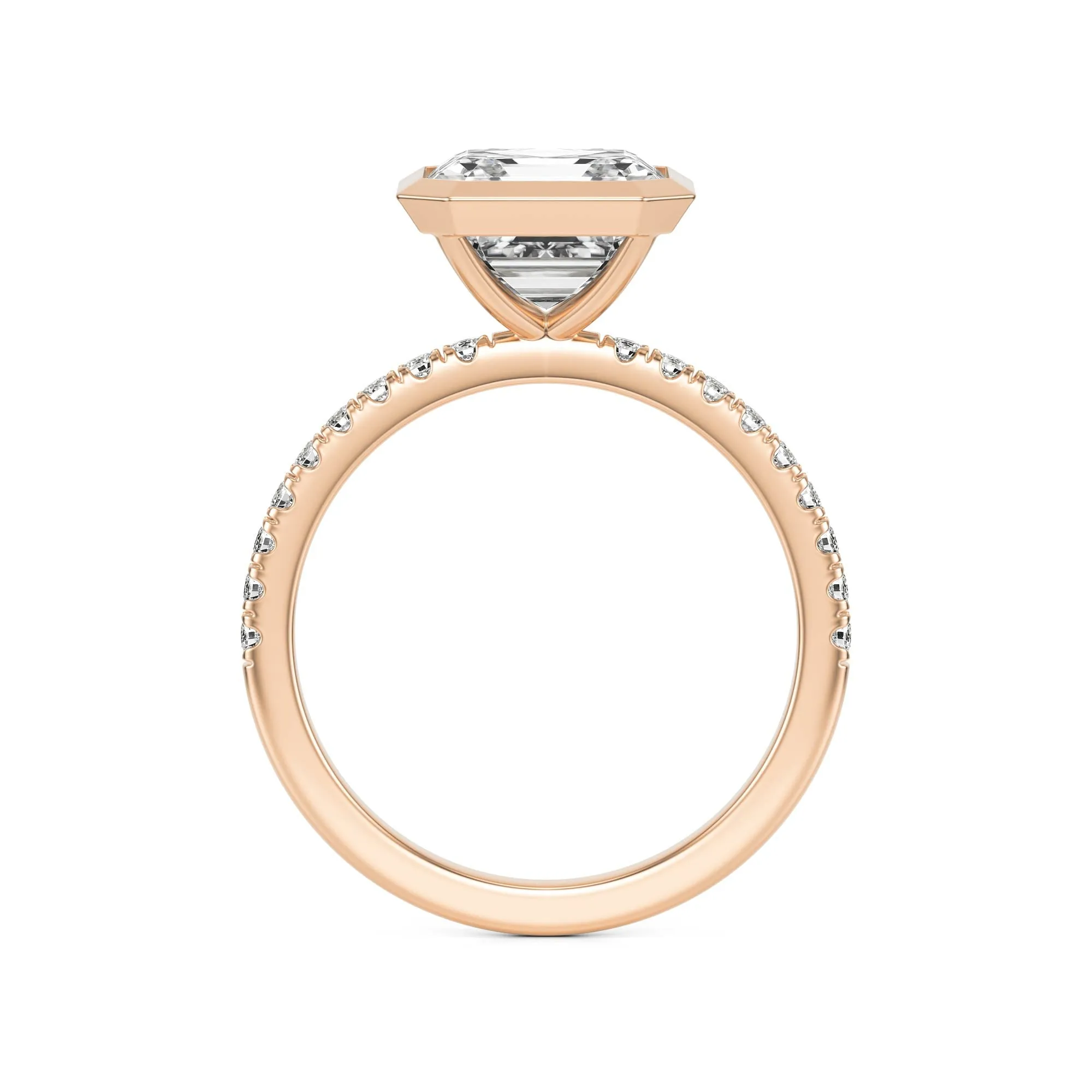 The Asscher Bezel Pavé
