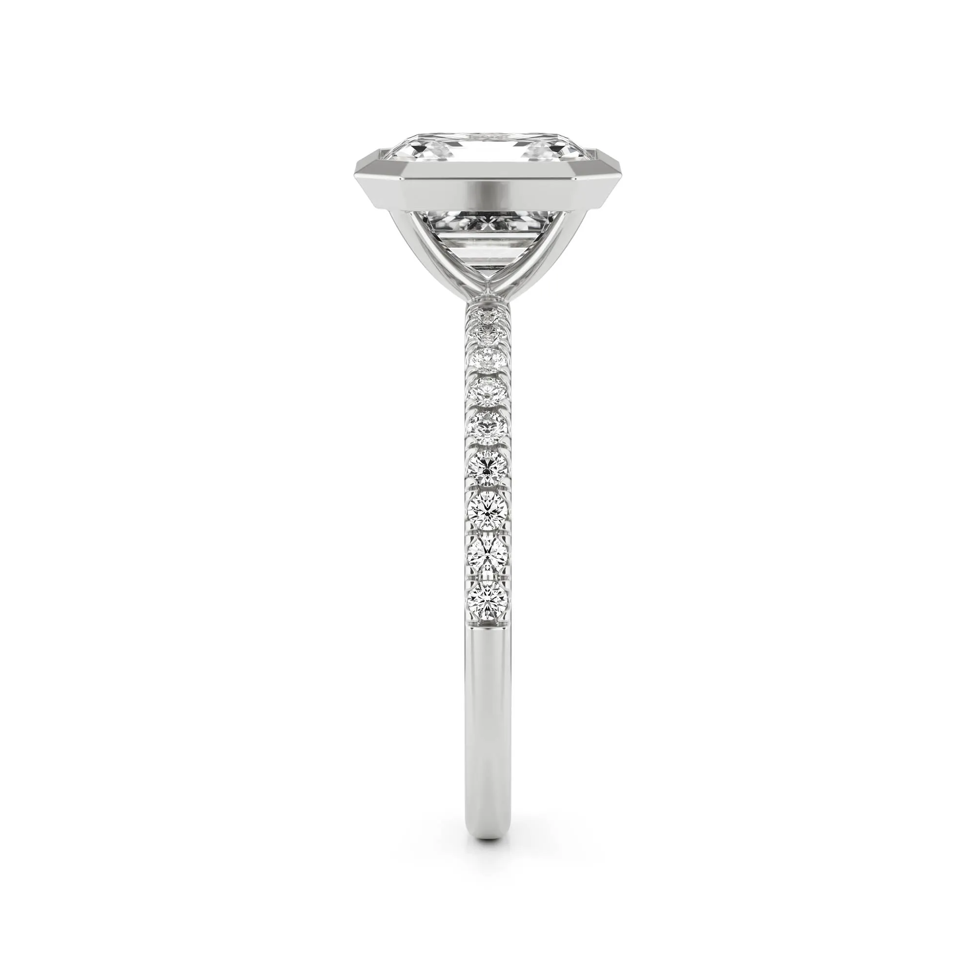 The Asscher Bezel Pavé