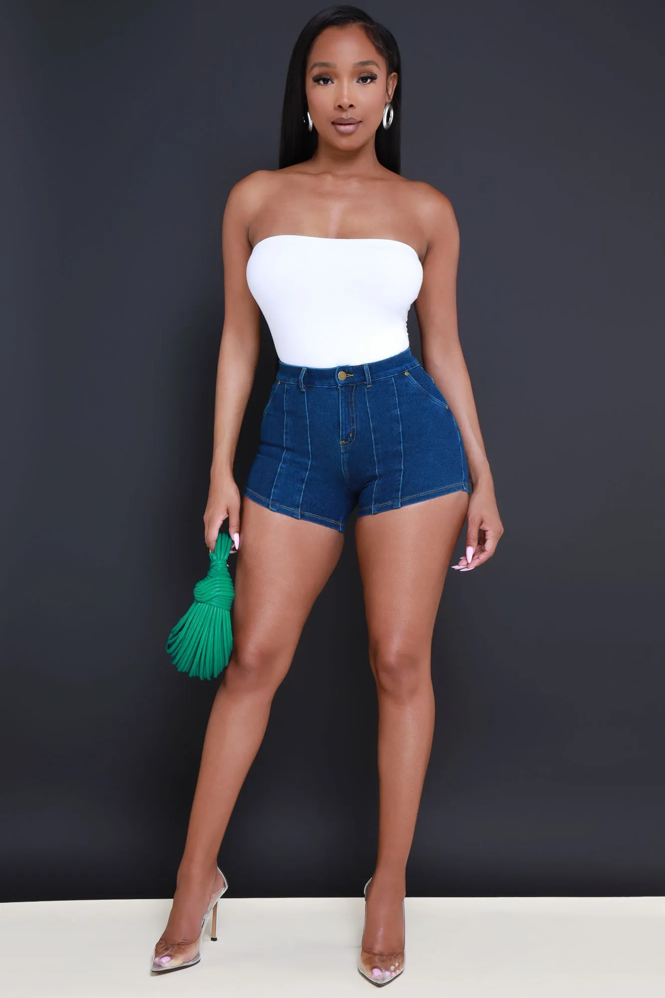 The Right Moves Strapless Bodysuit - White