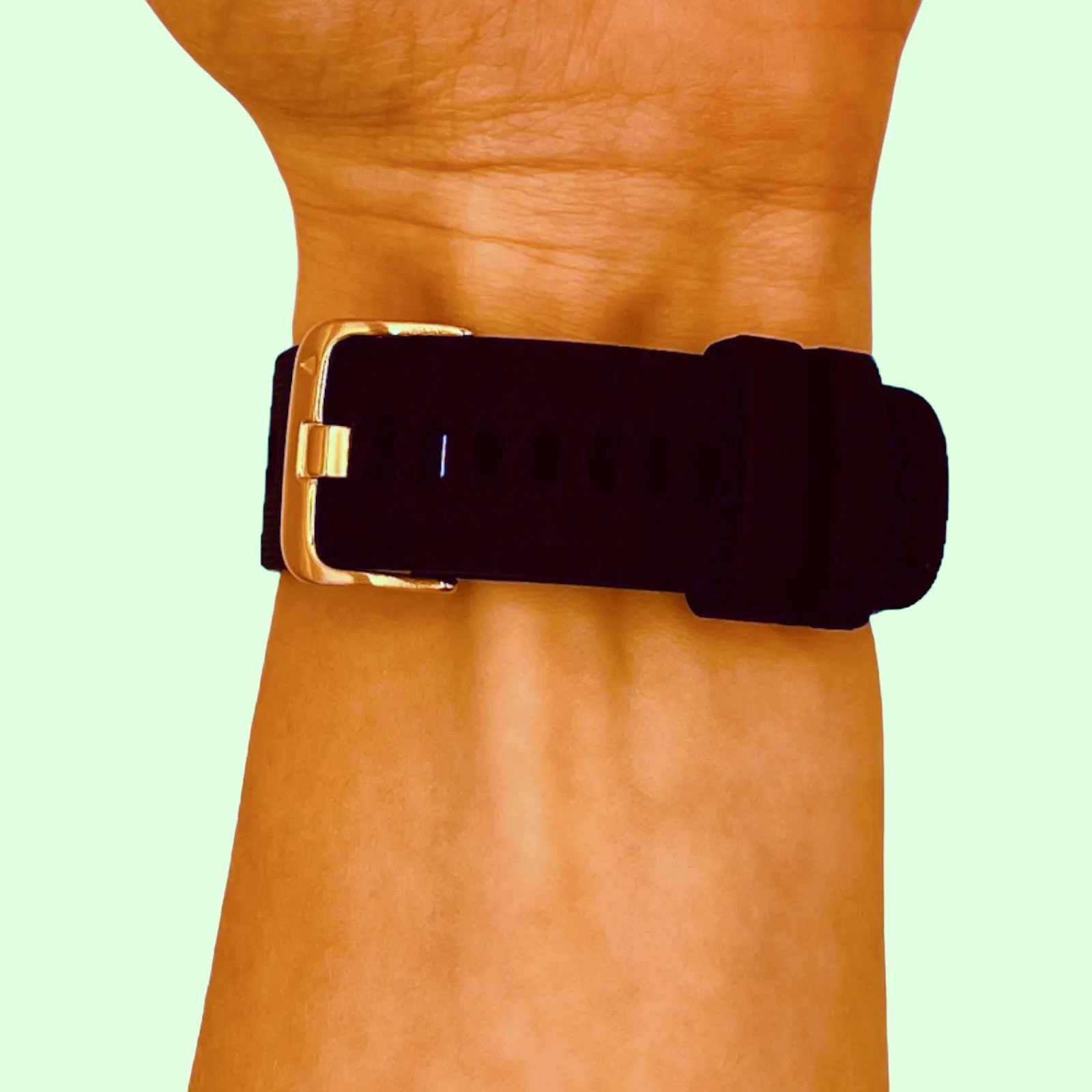 TheHorse 20mm Range compatible Silicone Watch Straps with Rose Gold Buckles