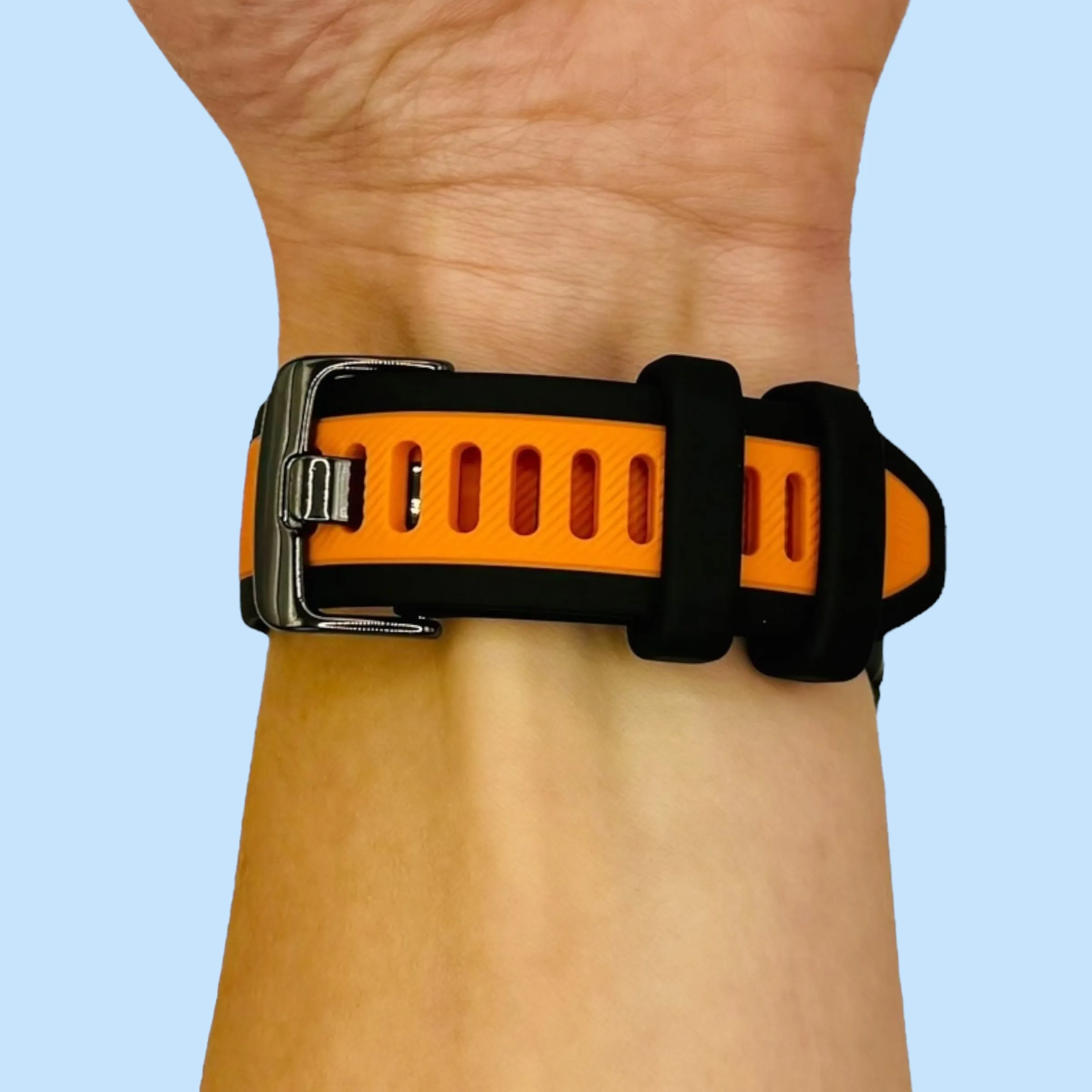 TheHorse 20mm Range Dual Colour Silicone Watch Straps