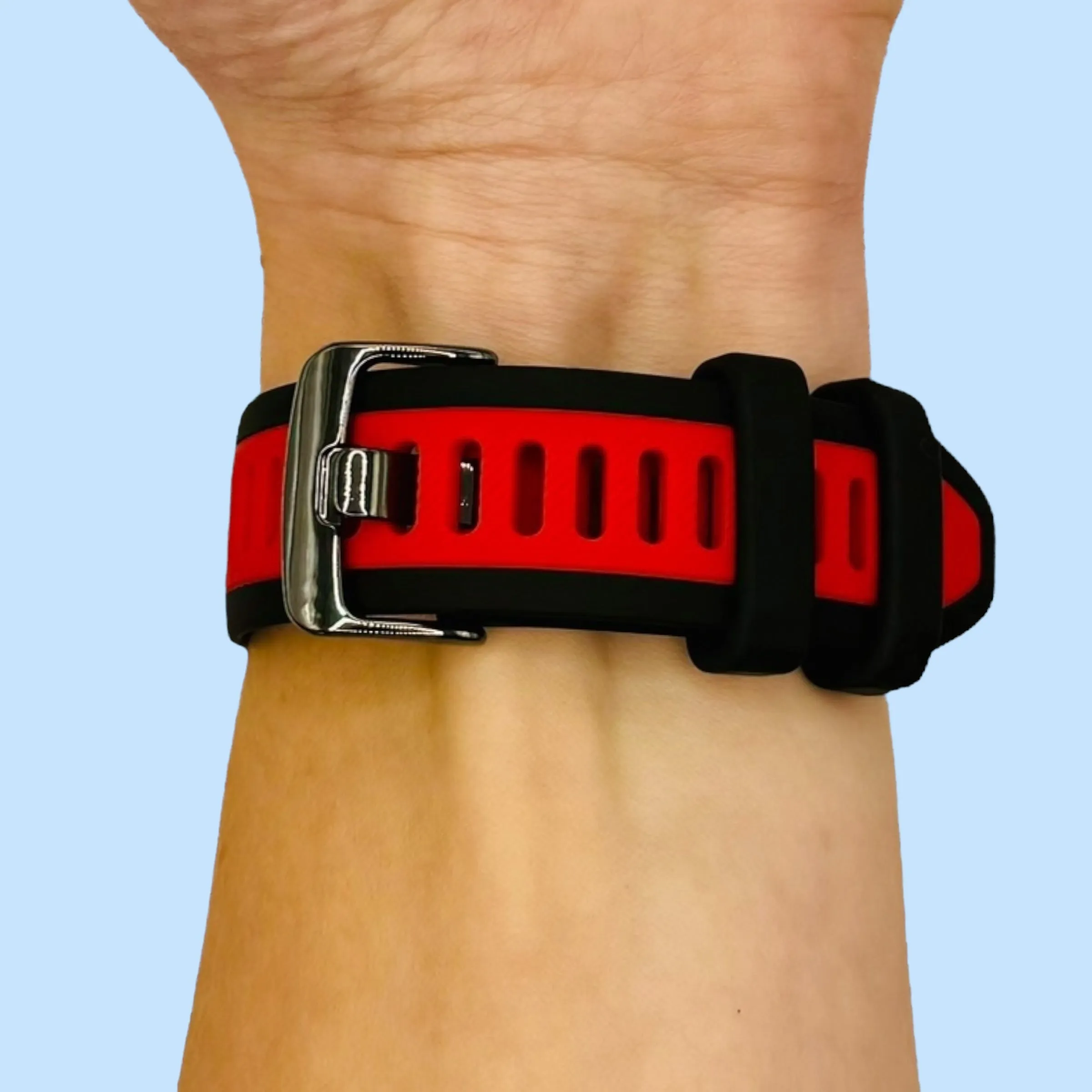 TheHorse 20mm Range Dual Colour Silicone Watch Straps