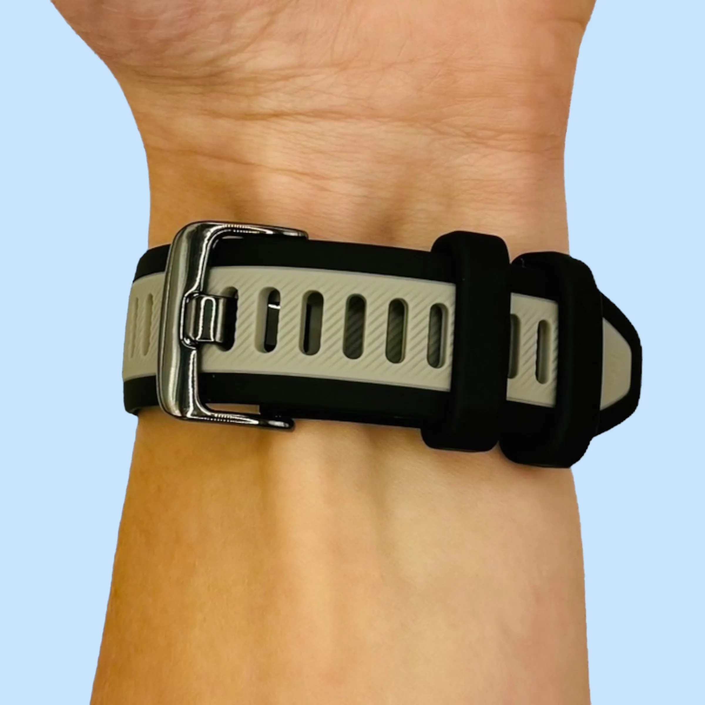 TheHorse 20mm Range Dual Colour Silicone Watch Straps