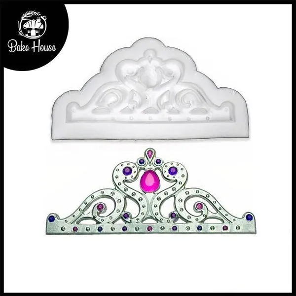 Tiara Crown Silicone Fondant Mold Small Size
