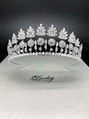Tiara, Crystal Shine with Fabulous Unique Zirconia Design