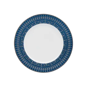 Tiara Prussian Blue & Platinum Dessert Plate