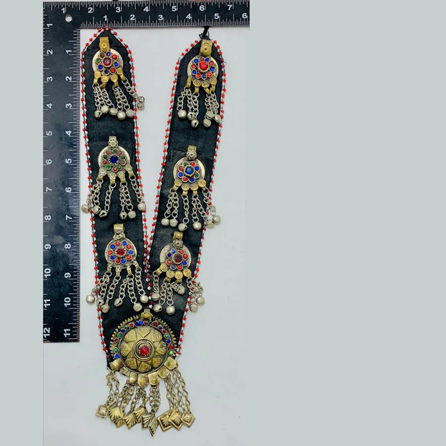 Vintage Turkmen Big Pendant Style Necklace