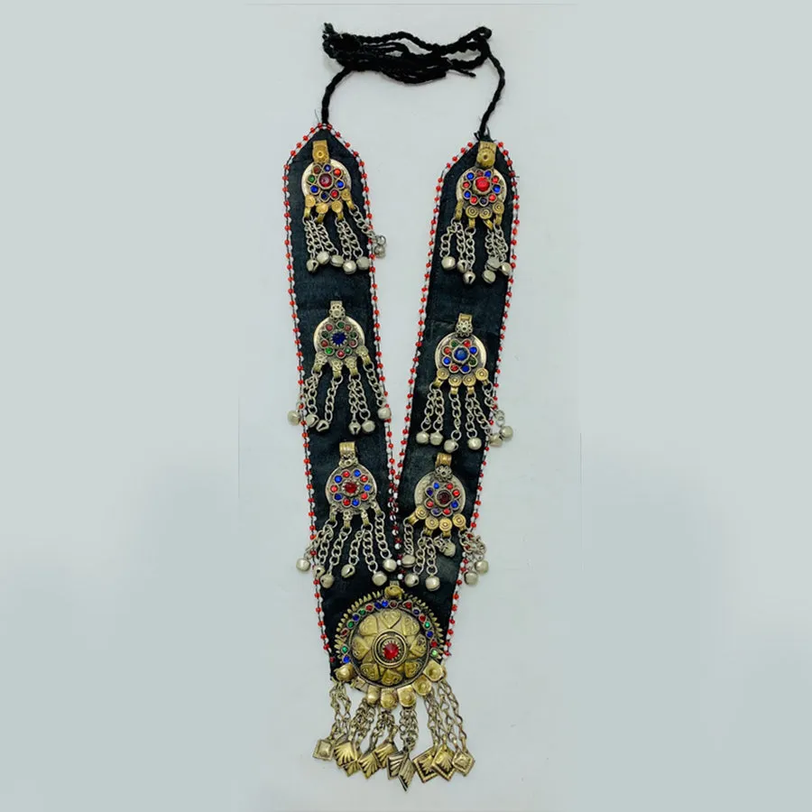 Vintage Turkmen Big Pendant Style Necklace