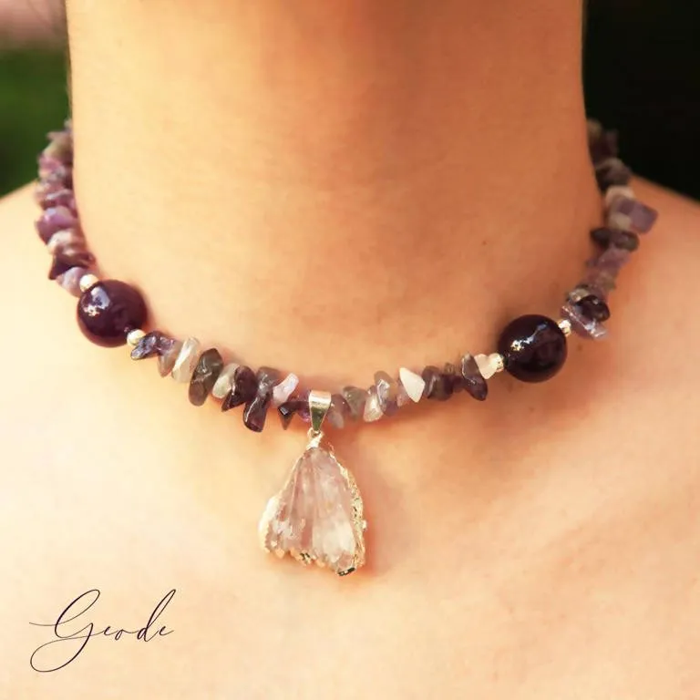 Violet - Geode Gems