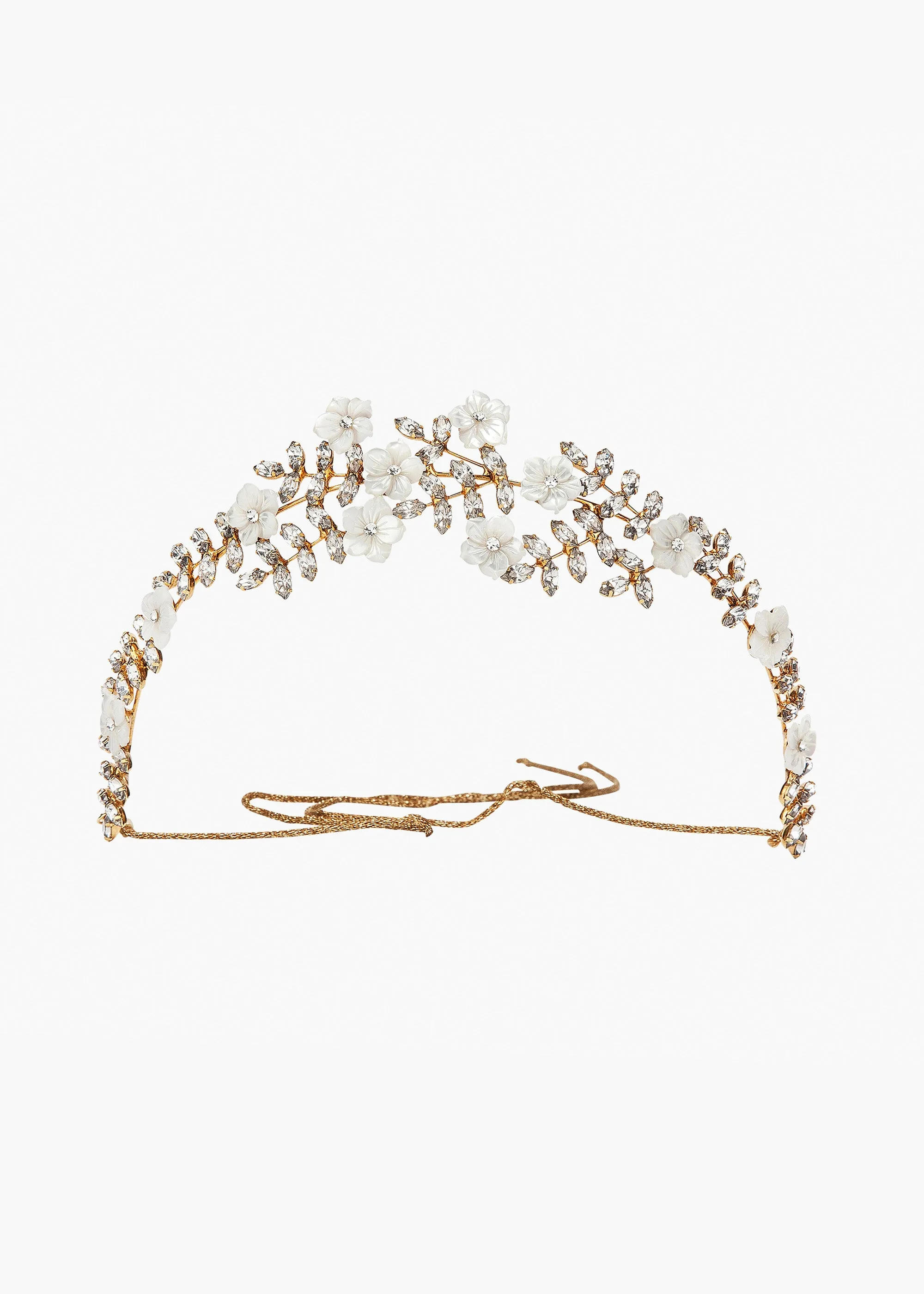 Vivienne Tiara -- Crystal Antique Gold