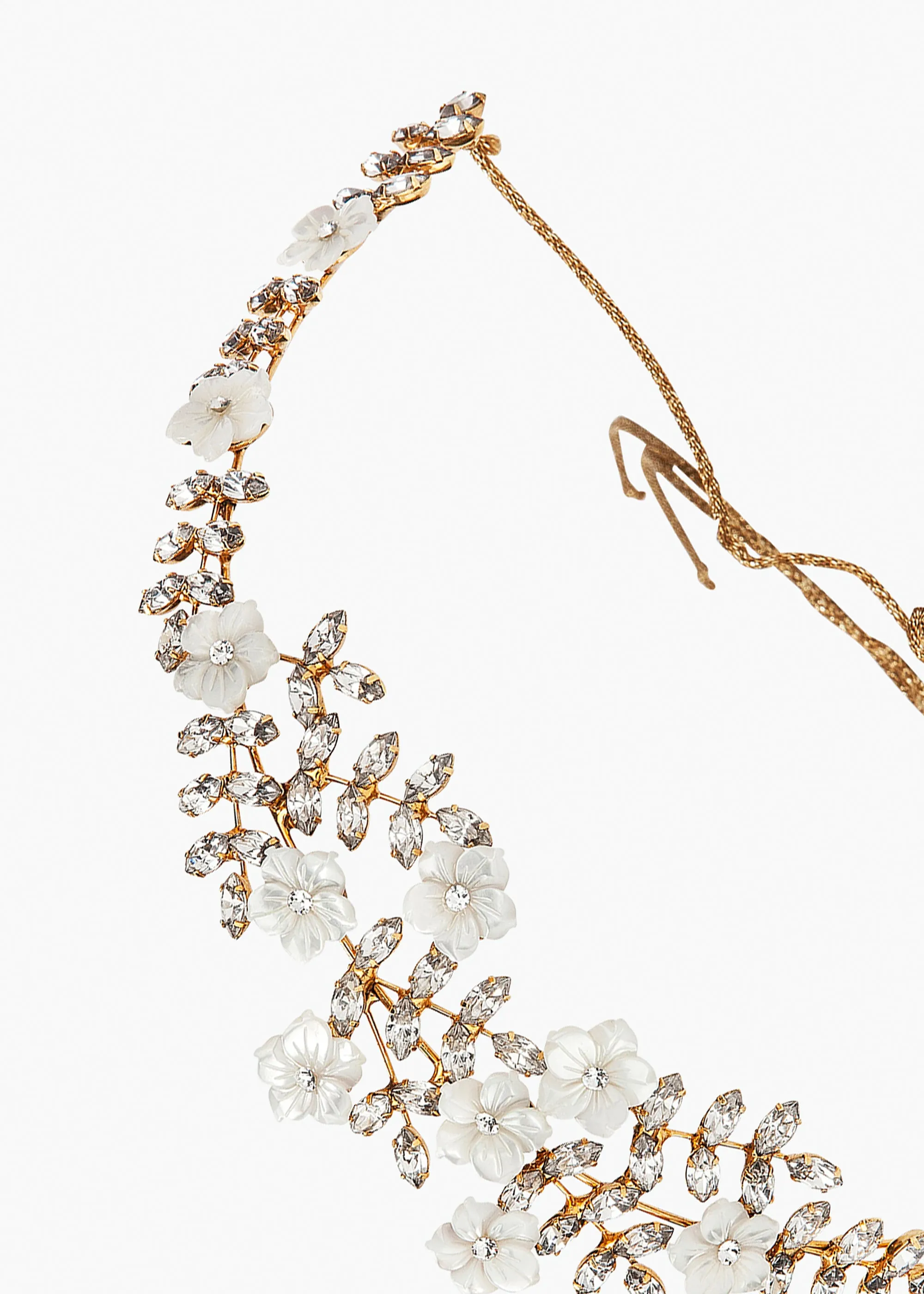 Vivienne Tiara -- Crystal Antique Gold