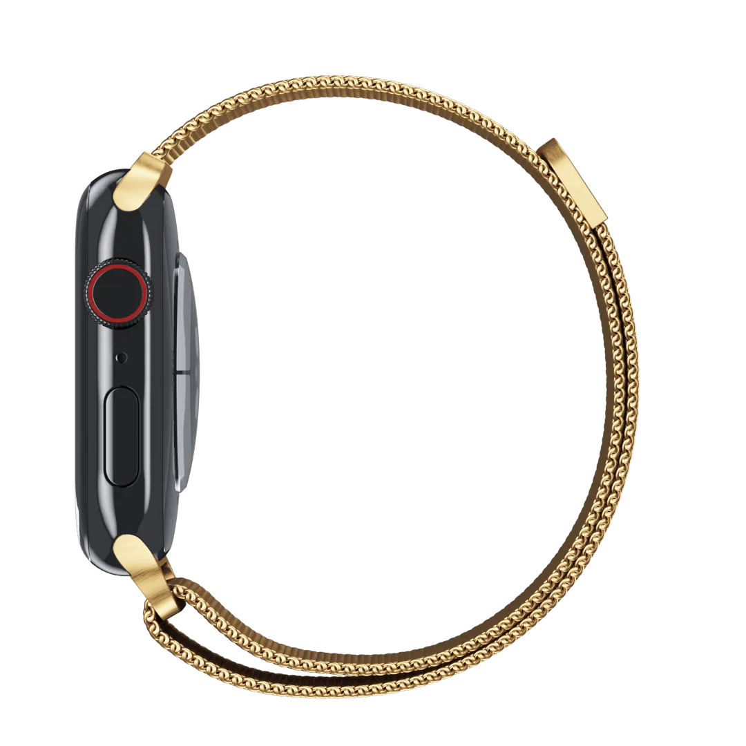 Yellow Gold Milanese Loop for Apple Watch