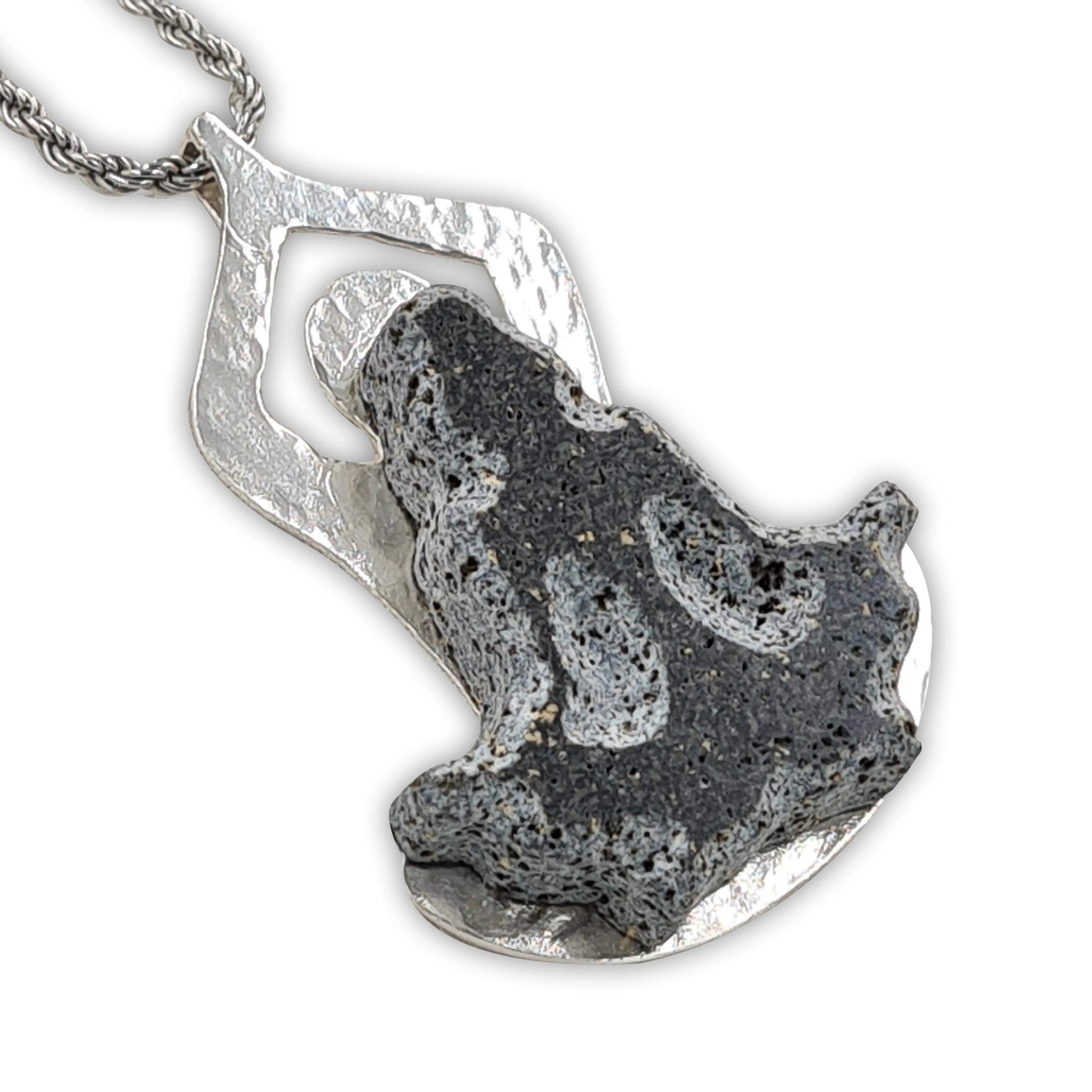 Yoga pendant - Volcanic stone